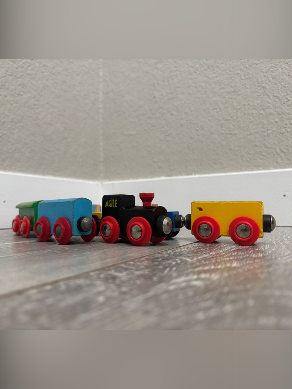 Vintage Wooden Brio Trains - Set #1